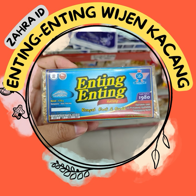 

170GR ENTING ENTING WIJEN + KACANG TANAH ASLI TULUNGAGUNG