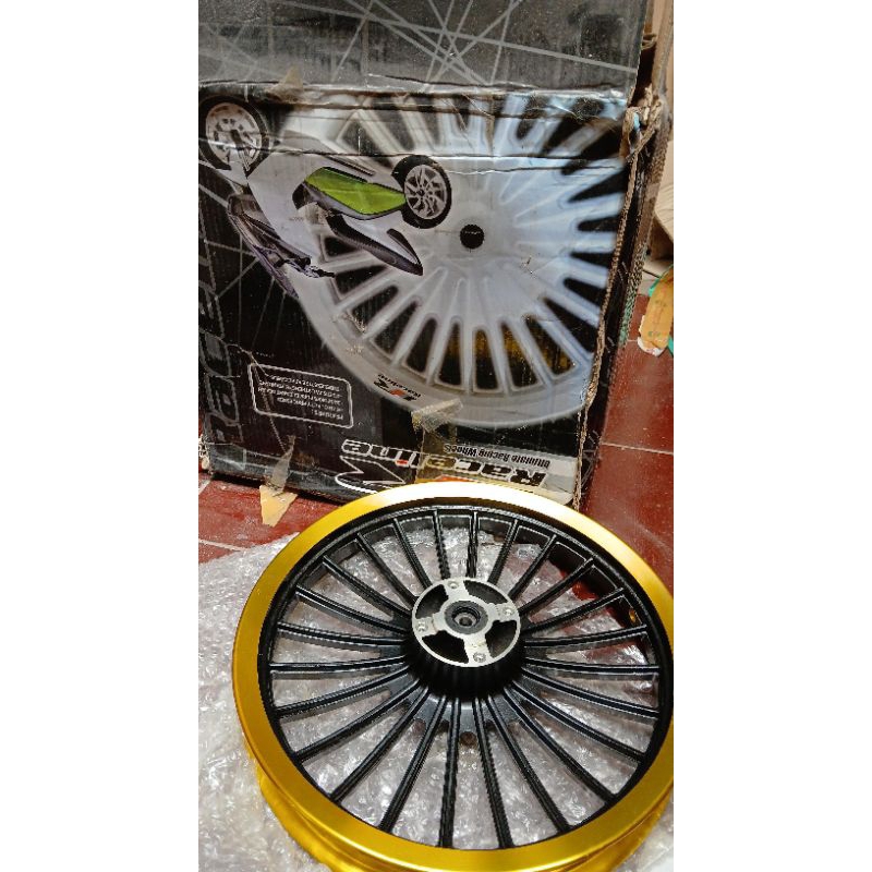 velg RACELINE ring 14 untuk mio sporty/smile, mio soul, fino karbu, mio j, soul gt