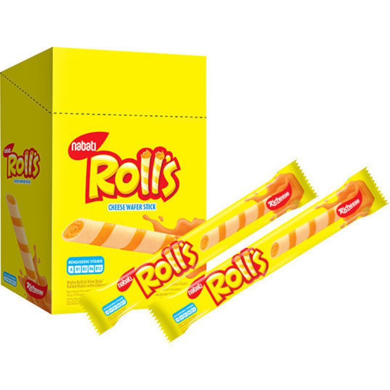 

Nabati Rolls Wafer Stick Isi 20 Pcs