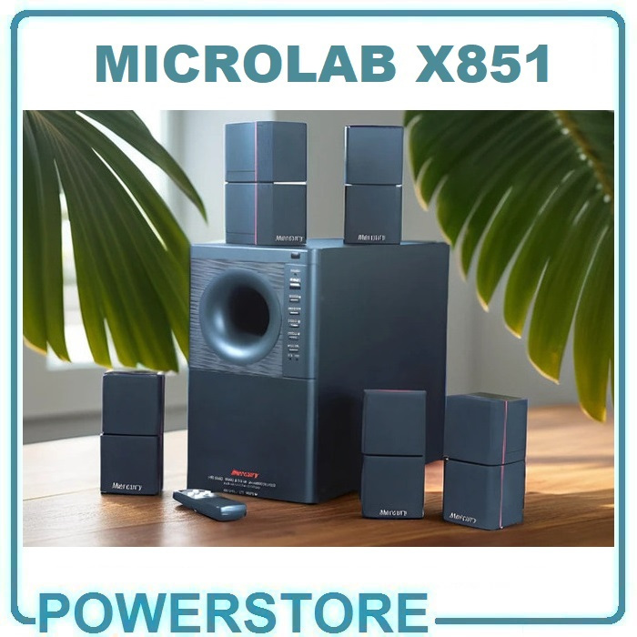 Microlab X851 5.1 Surround Multimedia Speaker Komputer PC