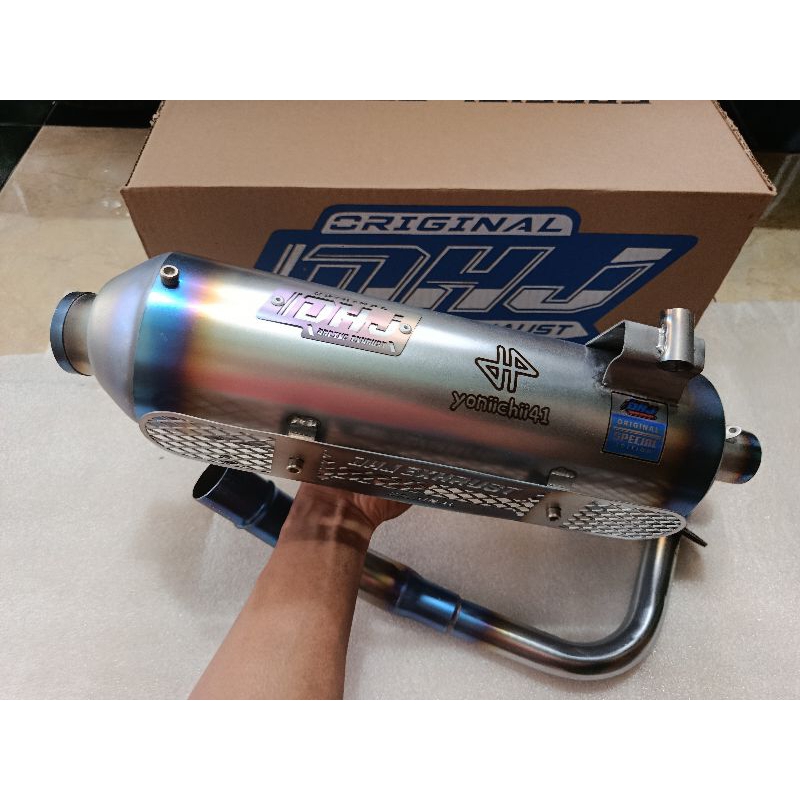 KNALPOT LUSTER TYPE SANDBLUE