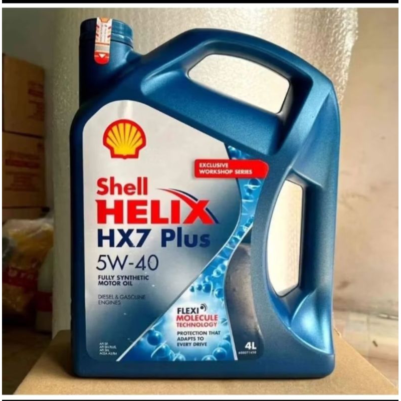 oli mesin mobil Shell Helix HX7 5w-40 | Shell HX7 4 Liter