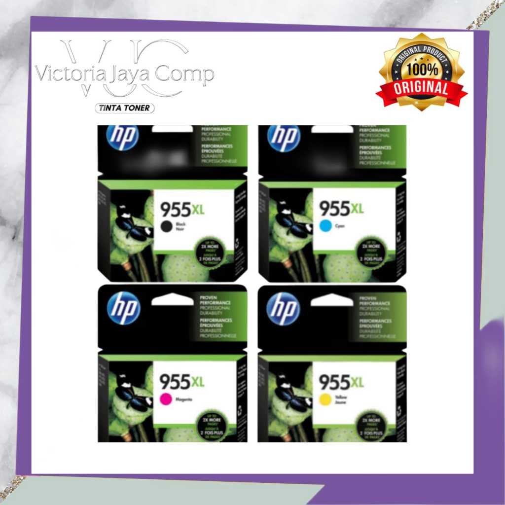 HP Tinta Toner 955XL Black & Colour Original HP OfficeJet Pro 8710 All-in-One Printer