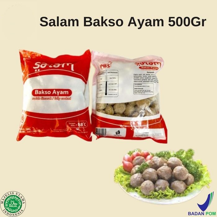 

Salam Bakso Ayam 500 gr Frozen Food