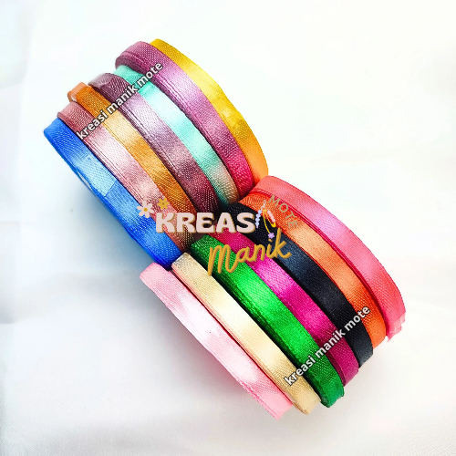 

Pita Satin 1/4 Inch Pita Kado Pita Serbaguna Pita Satin Premium