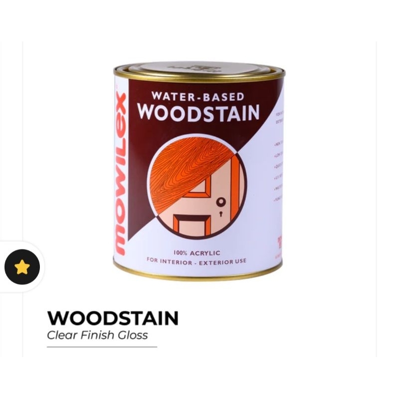 mowilex woodstain plitur kayu berbahan air