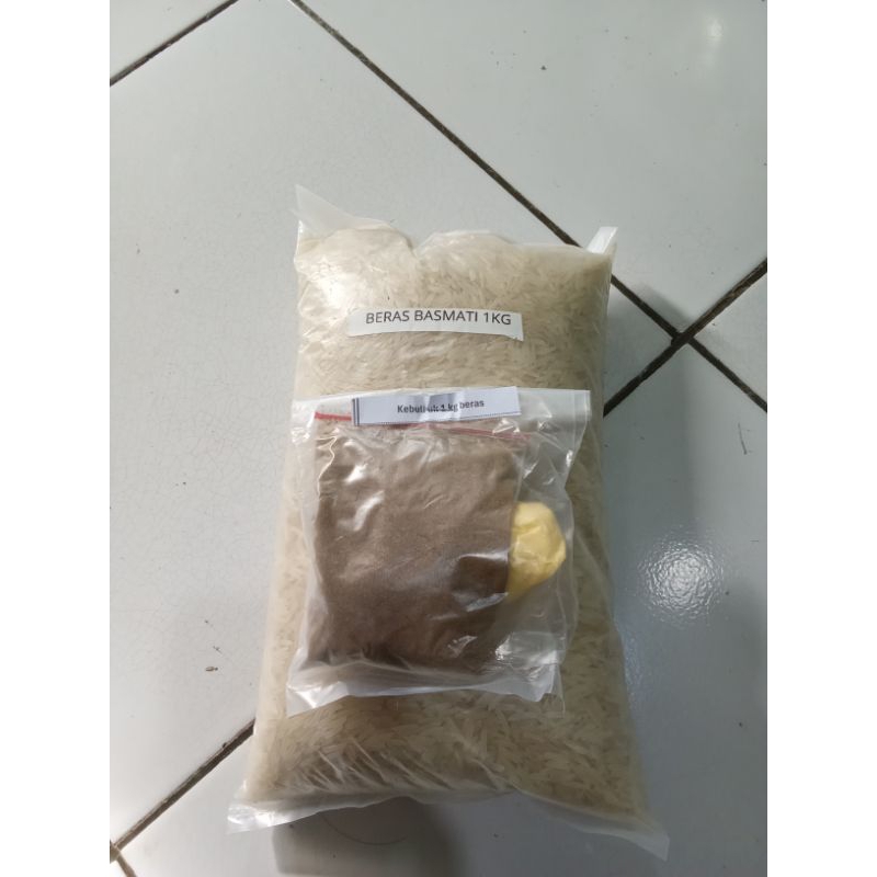 

beras basmati + bumbu rempah rempah