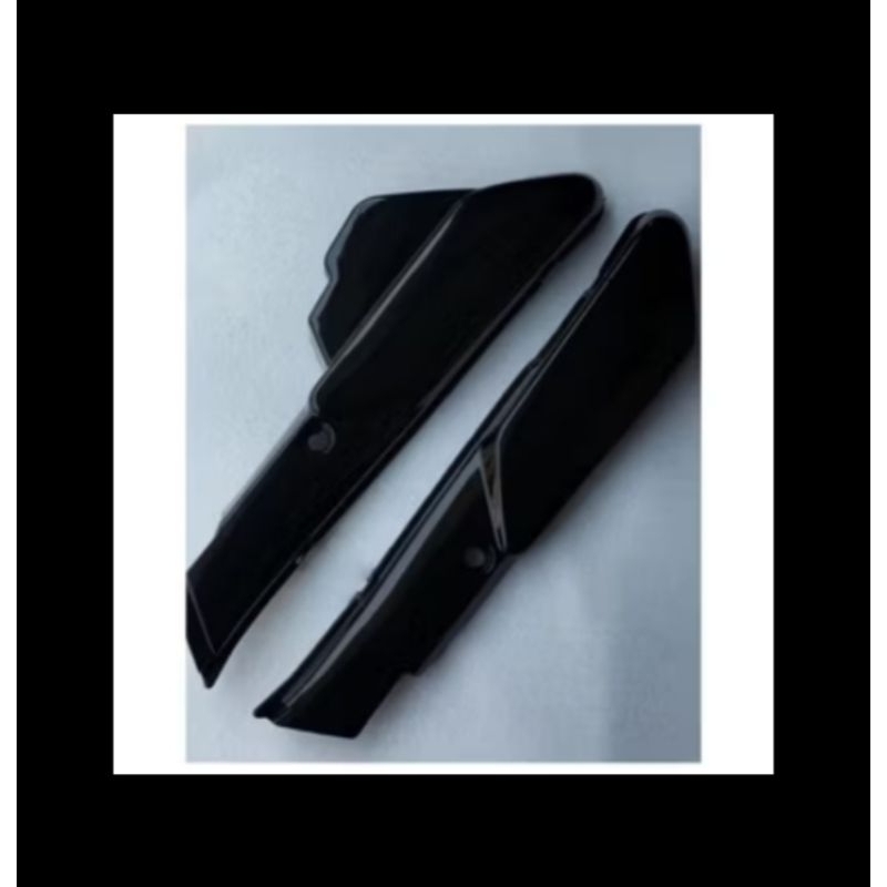 cover bok aki / tutup aki motor Yamaha Alfa Warna HITAM