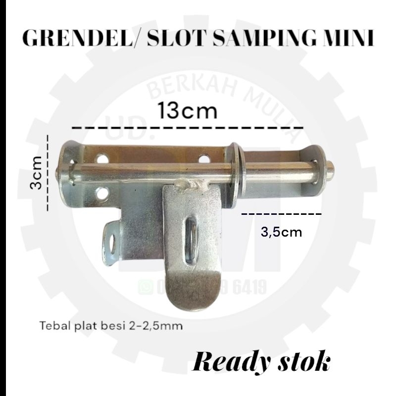 SLOT SAMPING  MINI GRENDEL SAMPING PINTU PAGAR BESI SLOT PINTU KAYU