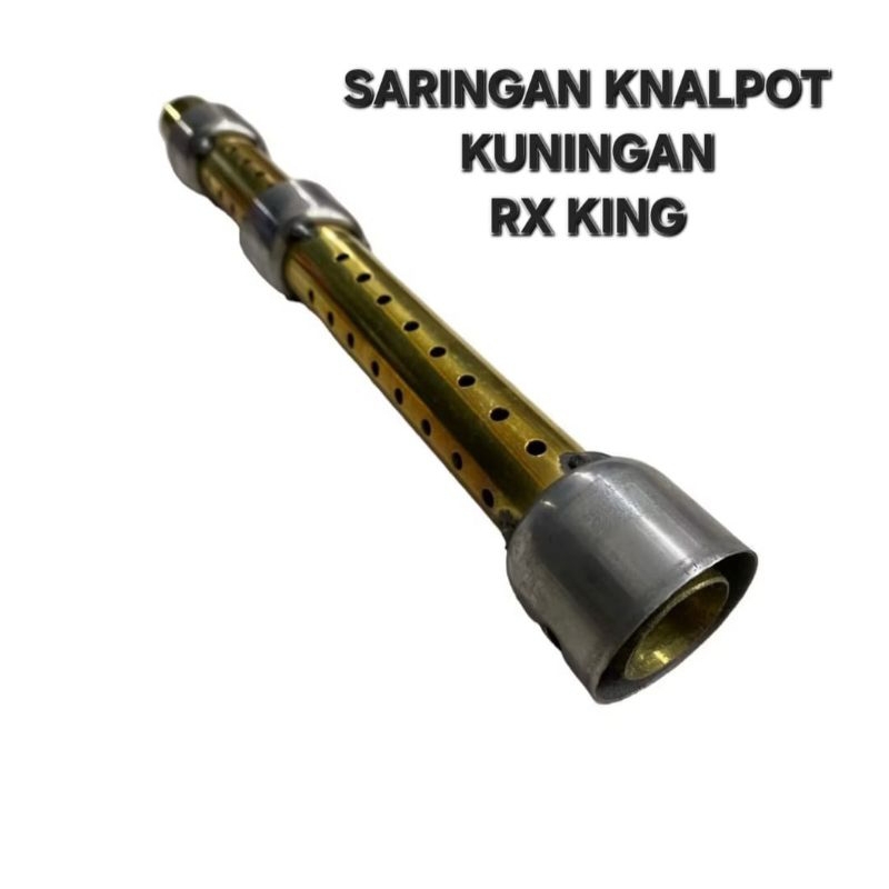 SARINGAN KNALPOT KUNINGAN RX KING