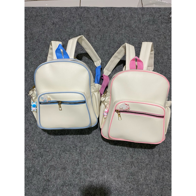 New Tas Ransel SABRINA / Tas Gendong /Tas Ransel Wanita /Tas Ransel Wanita Silver /Tas Silver Backpa