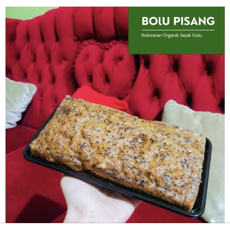 

Bolu Pisang Kukus Homemade ukuran 22x11cm