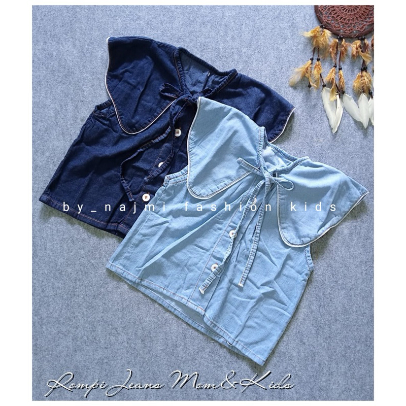 Rompi Jeans Wanita Dewasa Dan Anak Tanggung Kekinian