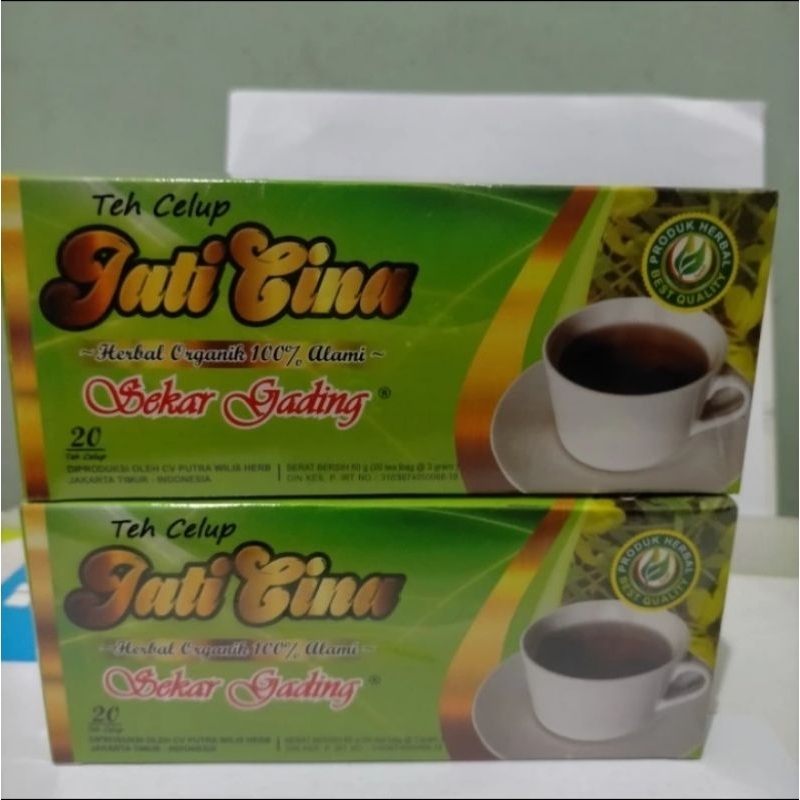

teh celup jati cina kemasan kotak