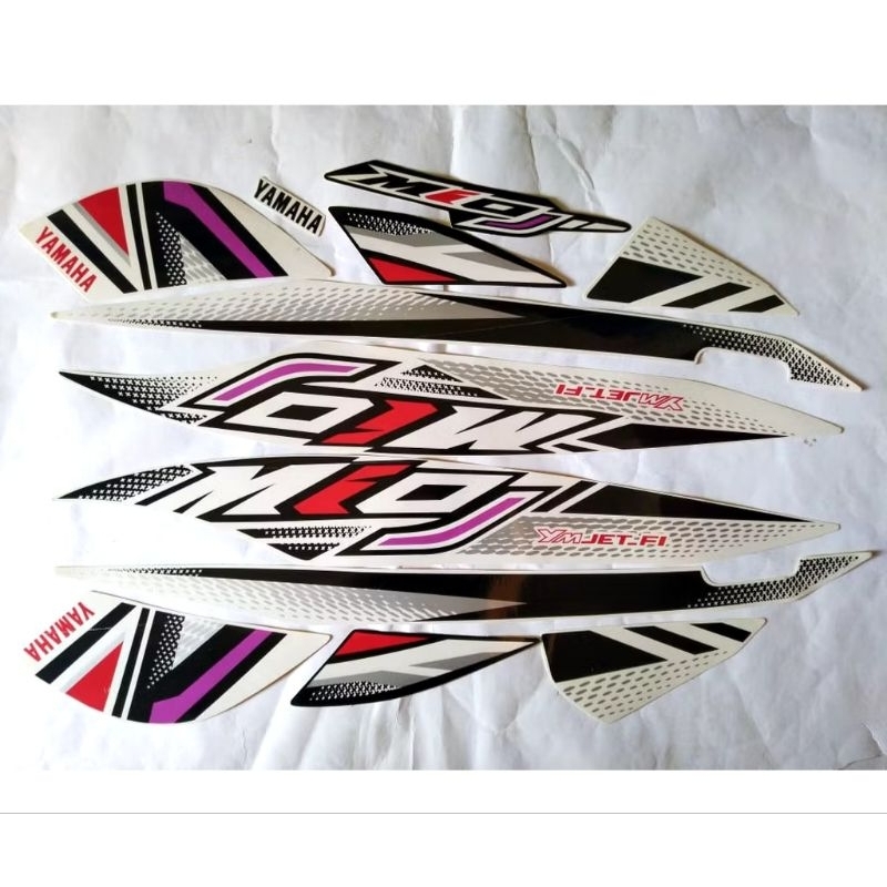 Stiker striping Motor Mio J Sporty 2012