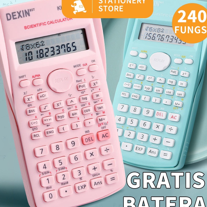 

Kalkulator Scientific 5 WarnaKalkulator Ilmiah 24 Kalkulator Fungsikalkulator citizenKalkulator PortableRabbit Stationery