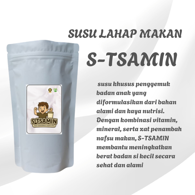 

Susu Penggemuk Badan Anak S-TSAMIN obat gemuk penambah berat badan susu penambah nafsu makan