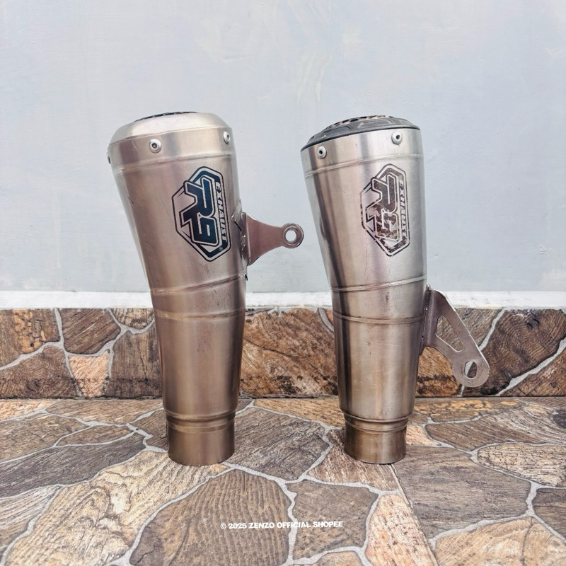 Knalpot R9 GP Series ORI ! - Full Titanium Dan Stainless