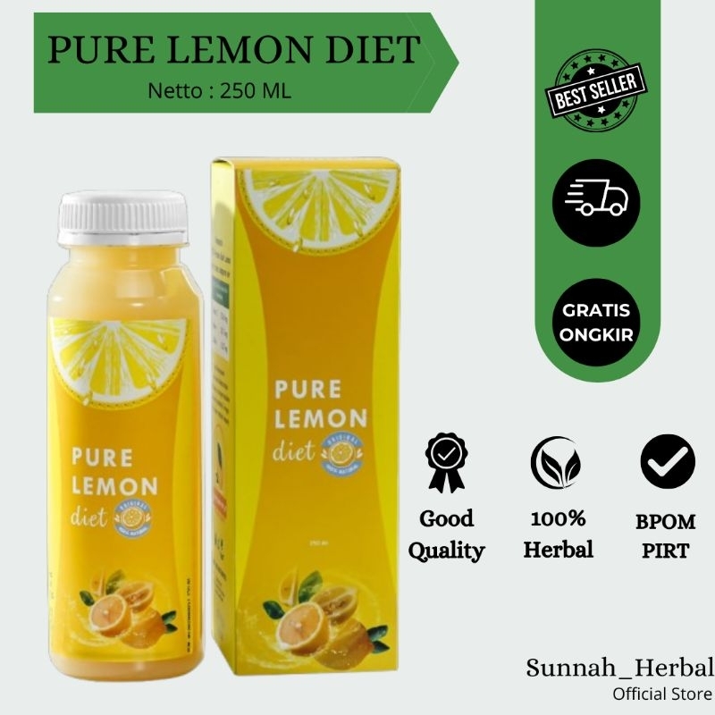 

PURE LEMON DIET HERBAMOUR 250 ML PERASAN LEMON ASLI SARI BUAH LEMON UNTUK DIET MENURUNKAN BERAT BADAN