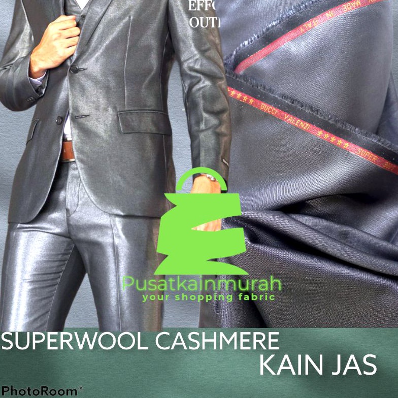 KODE F42Y Super wool Cashmere Bahan Mengkilap kain Jas Bahan kain celana Mengkilap