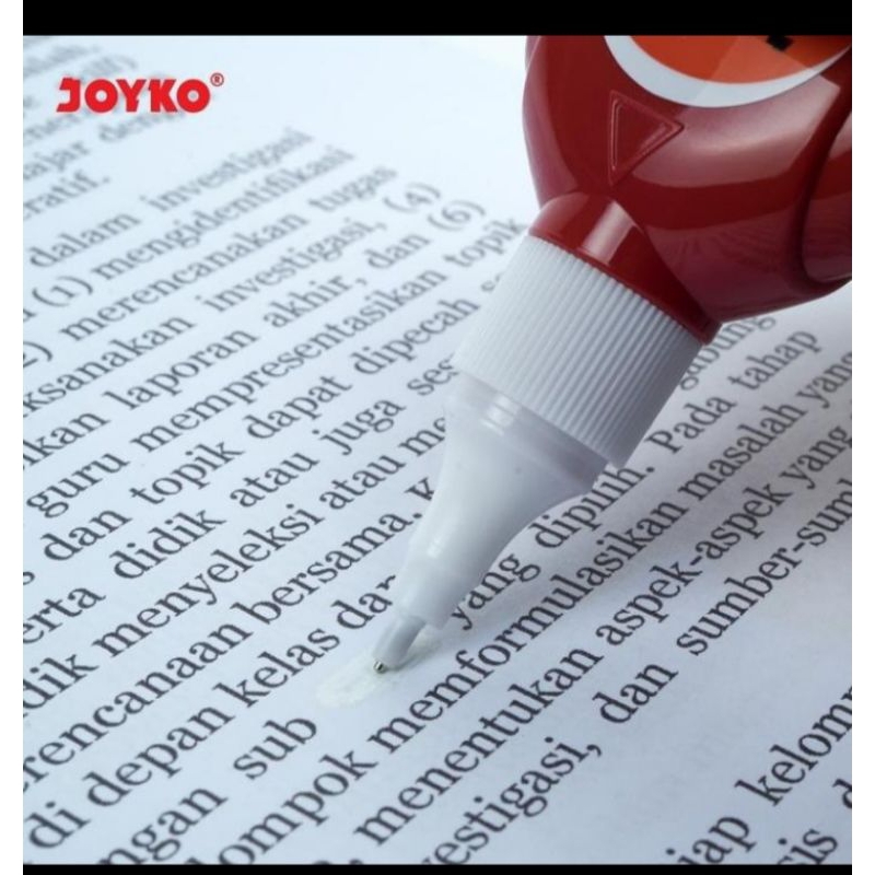

Correction Fluid Cairan Koreksi Penghapus Cair Joyko JK-01> Type Ex