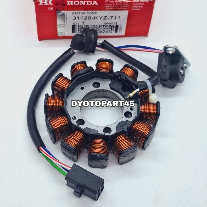 Spul Stator Assy Comp Honda Supra X 125 Helm IN Supra X 125 FI Injeksi Balde FI Injeksi Kode KYZ