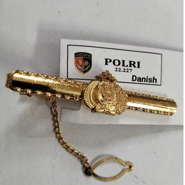 PIN PENJEPIT DASI POLRI JATAH PEMBAGIAN,PIN DASI POLRI TRI BRATA