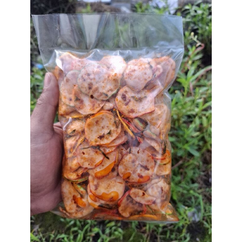 

KERUPUK seblak daun jeruk 250gram krupuk sebring bantet SS snack_food Cemilan Pedas Makanan ringan