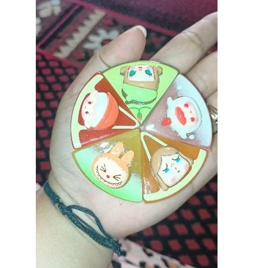

pajangan puding buah slice GID