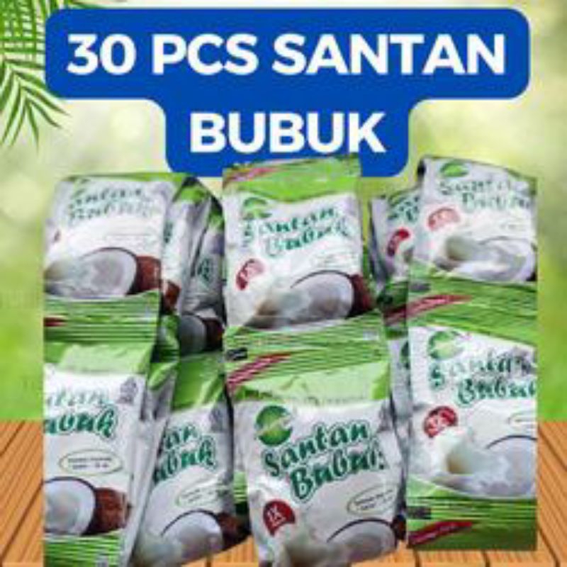 

( 3 Renceng isi 30pcs ) Santan bubuk PAS instan Santan bubuk praktis