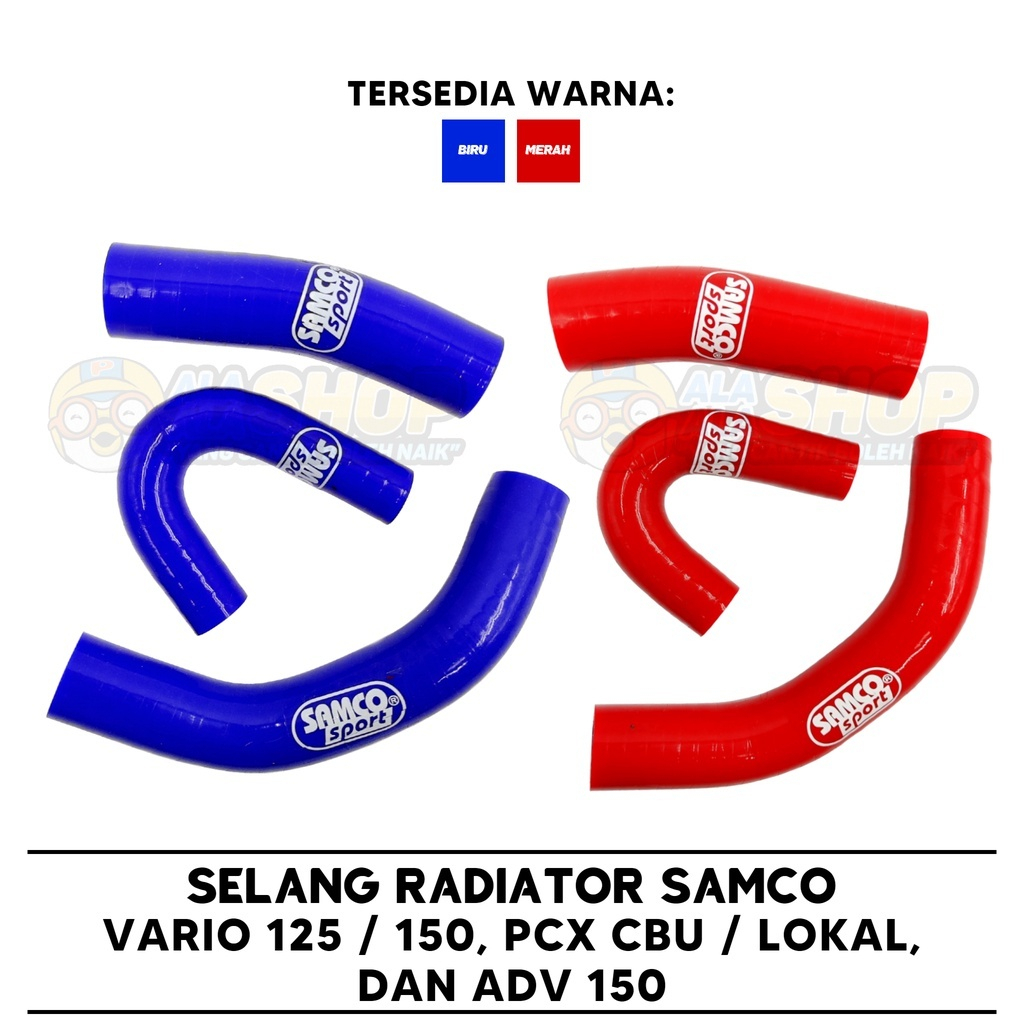 Selang Radiator Samco Vario 125 / Selang Radiator Samco Vario 125