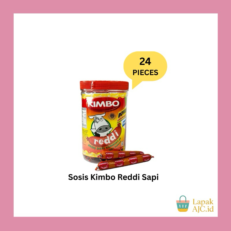 

Sosis Kimbo Reddi Sapi isi 24 Pcs Jajanan Cemilan Gurih