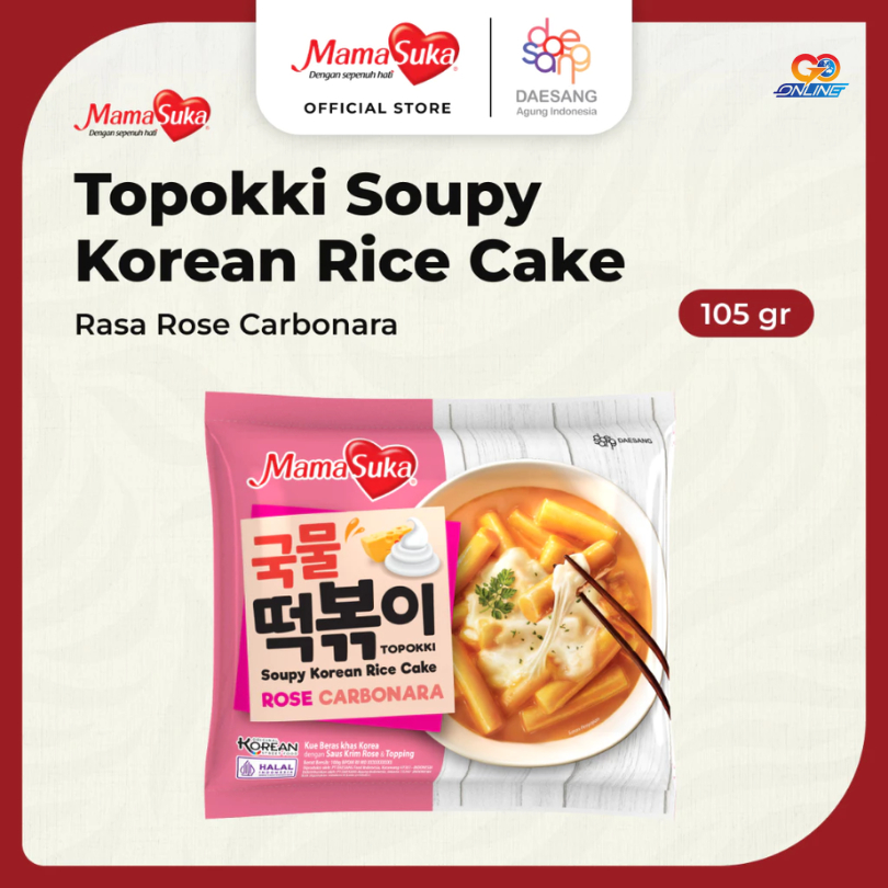 

MamaSuka - Soupy Topokki Rose Carbonara 105 gr