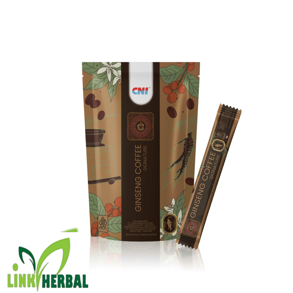

CNI Ginseng Coffee Signature | Kopi Signature CNI Per Pouch 10 Sachet