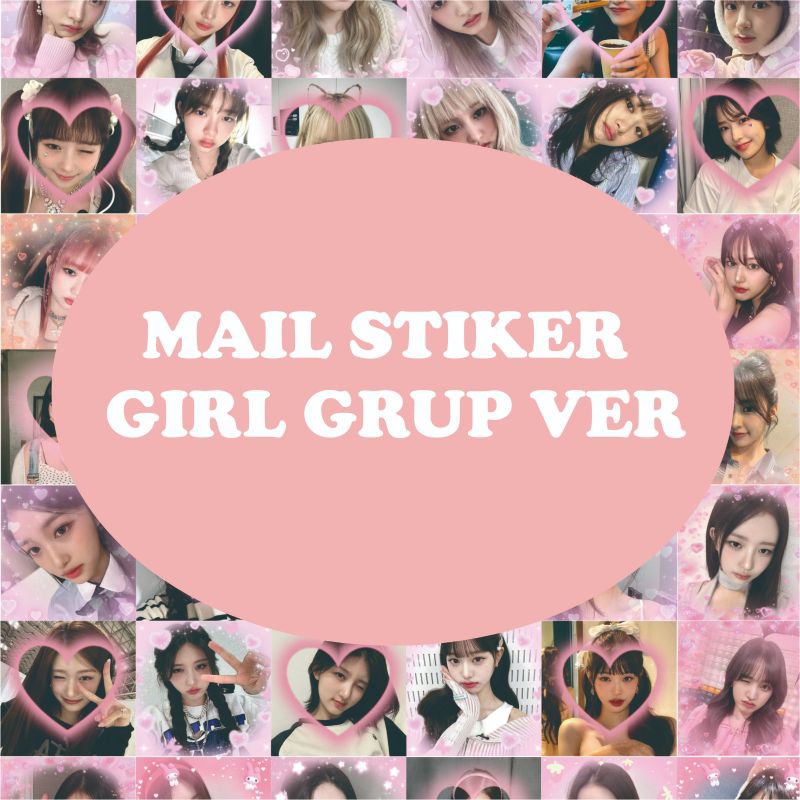 

(ISI 110pcs) WAJIB BACA DESK stiker freebies K-POP Girl Grup ver / Stiker mail k-pop girl grup