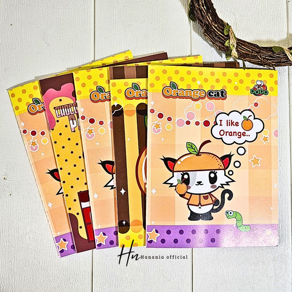 

BUKU TULIS KARAKTER DODO 38 LEMBAR ISI 10 BUKU PENDEK/KWARTO