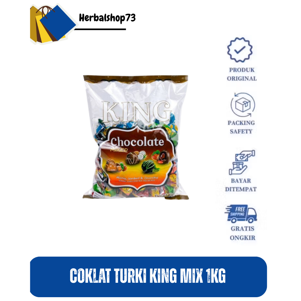 

Coklat Turky King 1Kg Mix Coklat Grosiran 1kg
