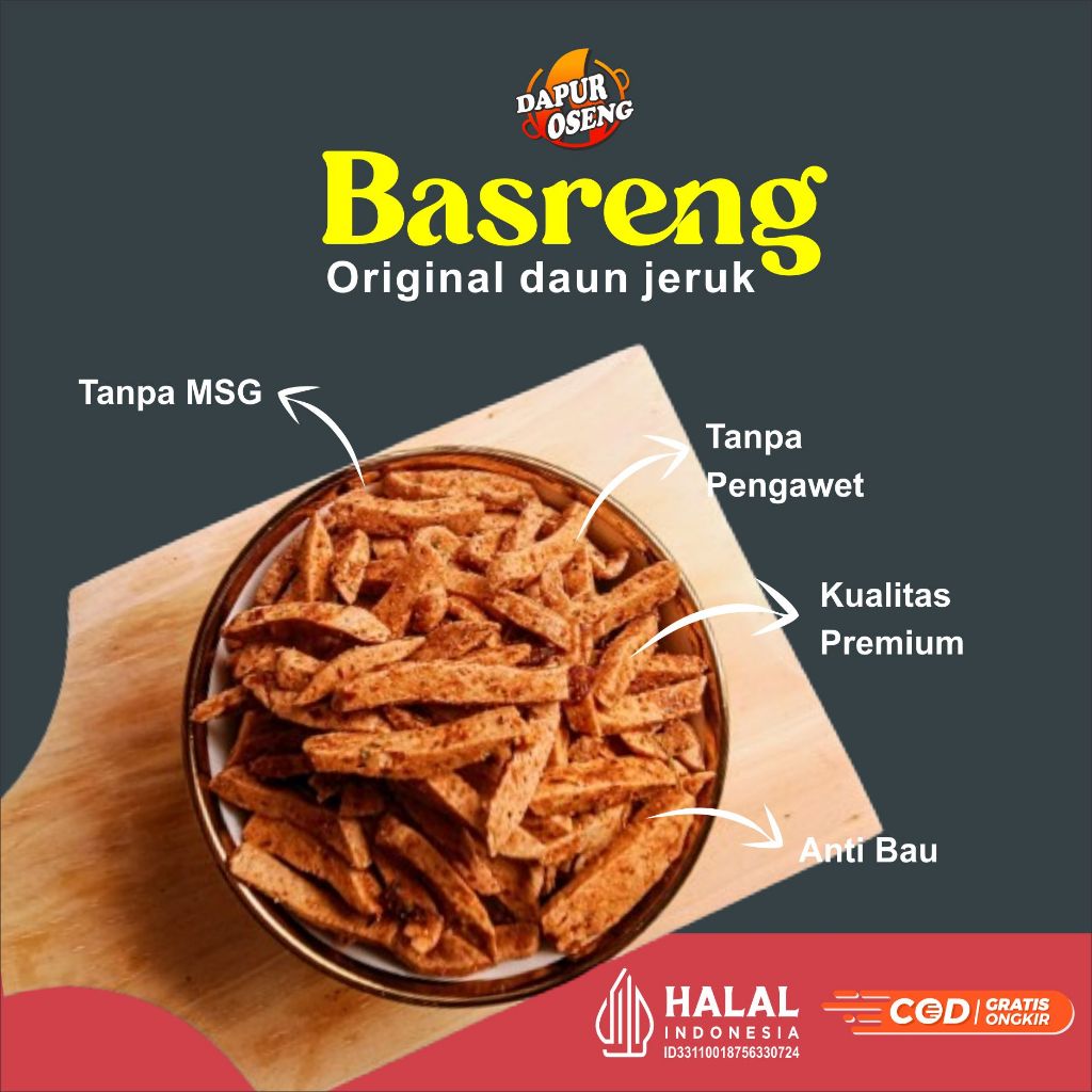 

BASRENG OSENG VIRAL DAUN JERUK-100gr