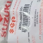 pedal slah kick starter suzuki susuki FR RC 100 PUTIH kode part: 26300-09420.001 ORI ASLI SGP