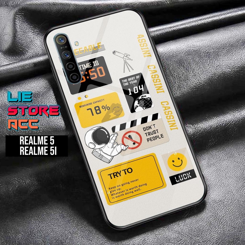 Case Realme 5 - Casing Realme 5i - ( aesthetic ) - Case Hp - Casing Hp - Softcase Hp - Softcase Glas