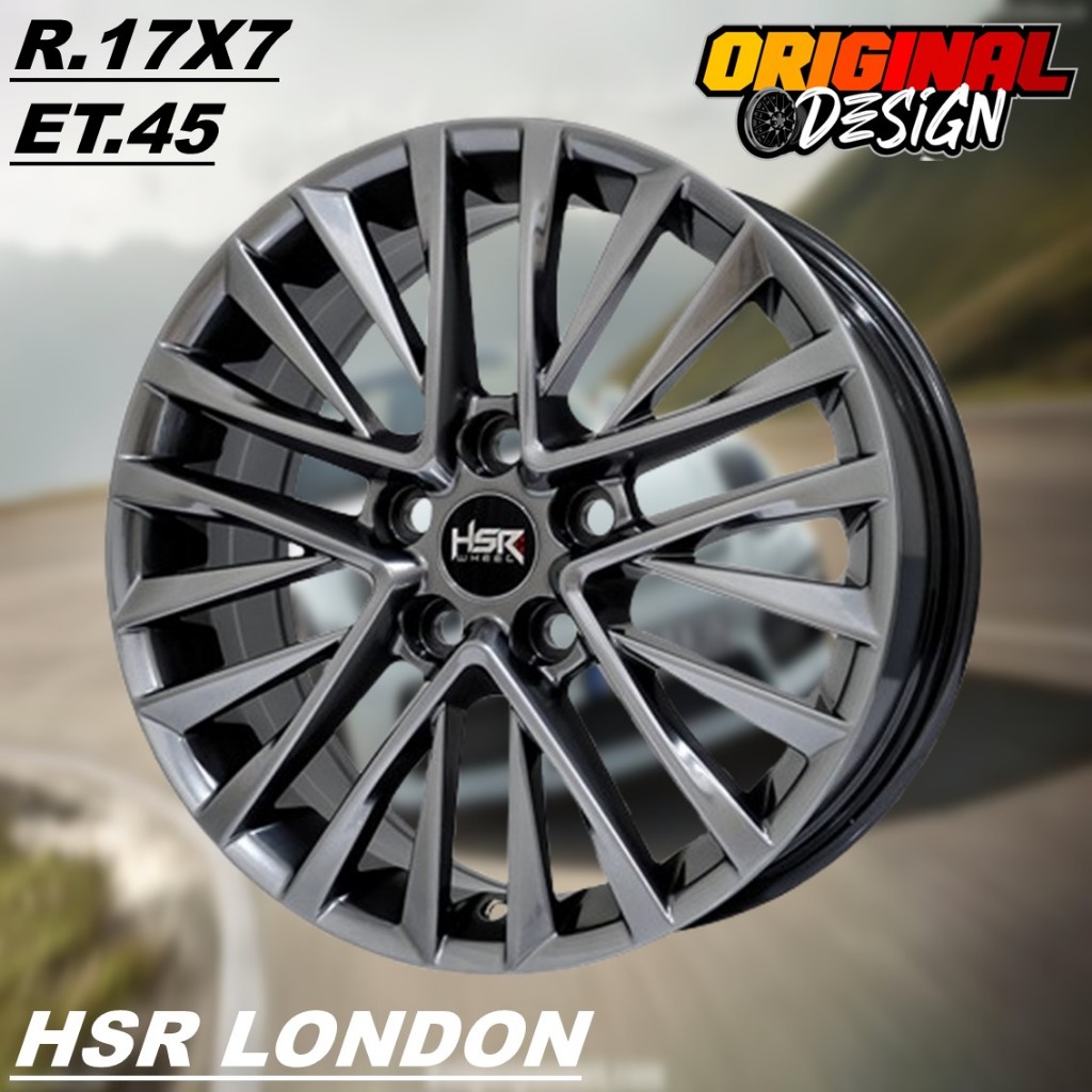 Velg Mobil XPANDER, TERIOS, HRV, INNOVA, Ring 17 Lubang 5 HSR LONDON R17