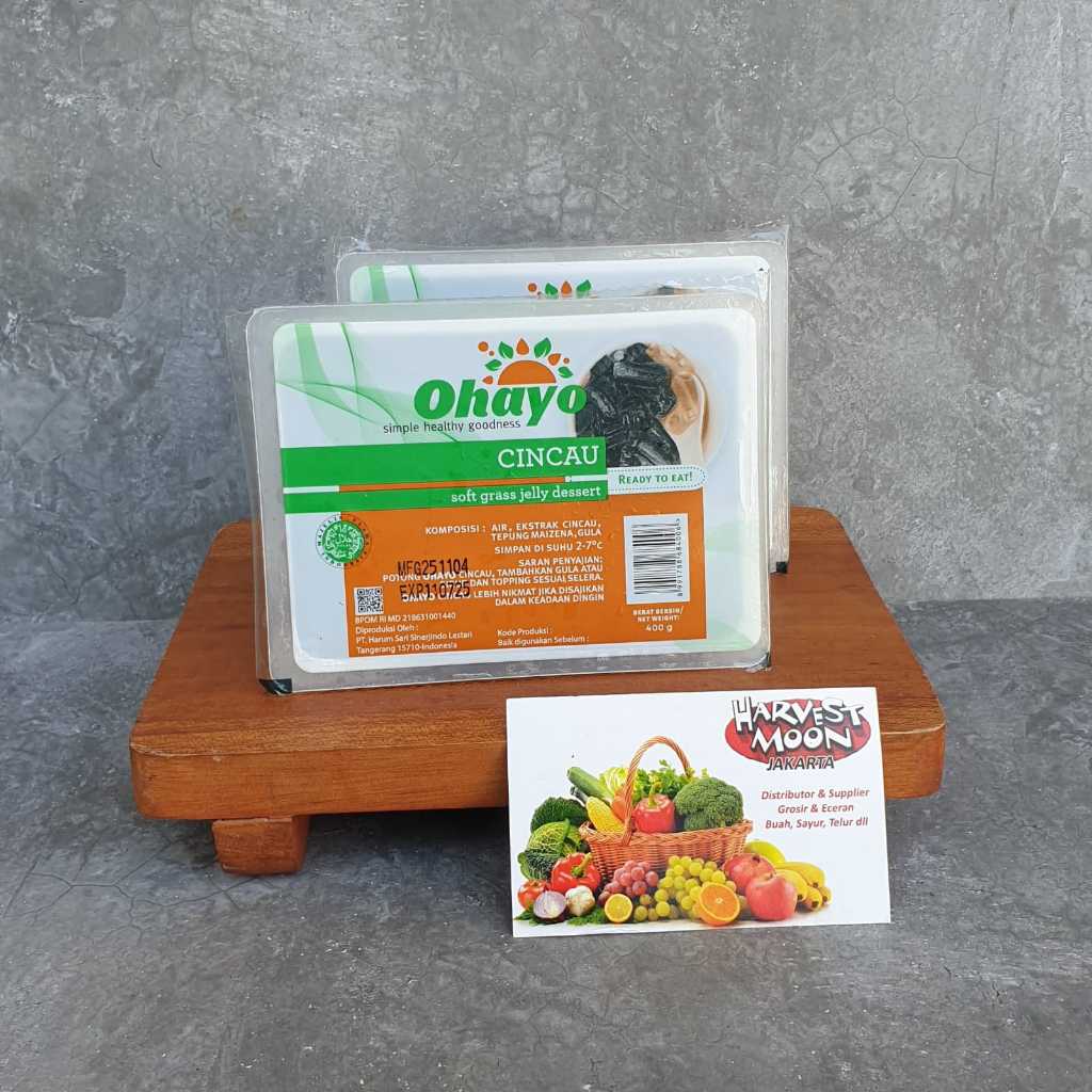 

HarvestMoon Ohayo Cincau Soft Grass Jelly Dessert 400gr