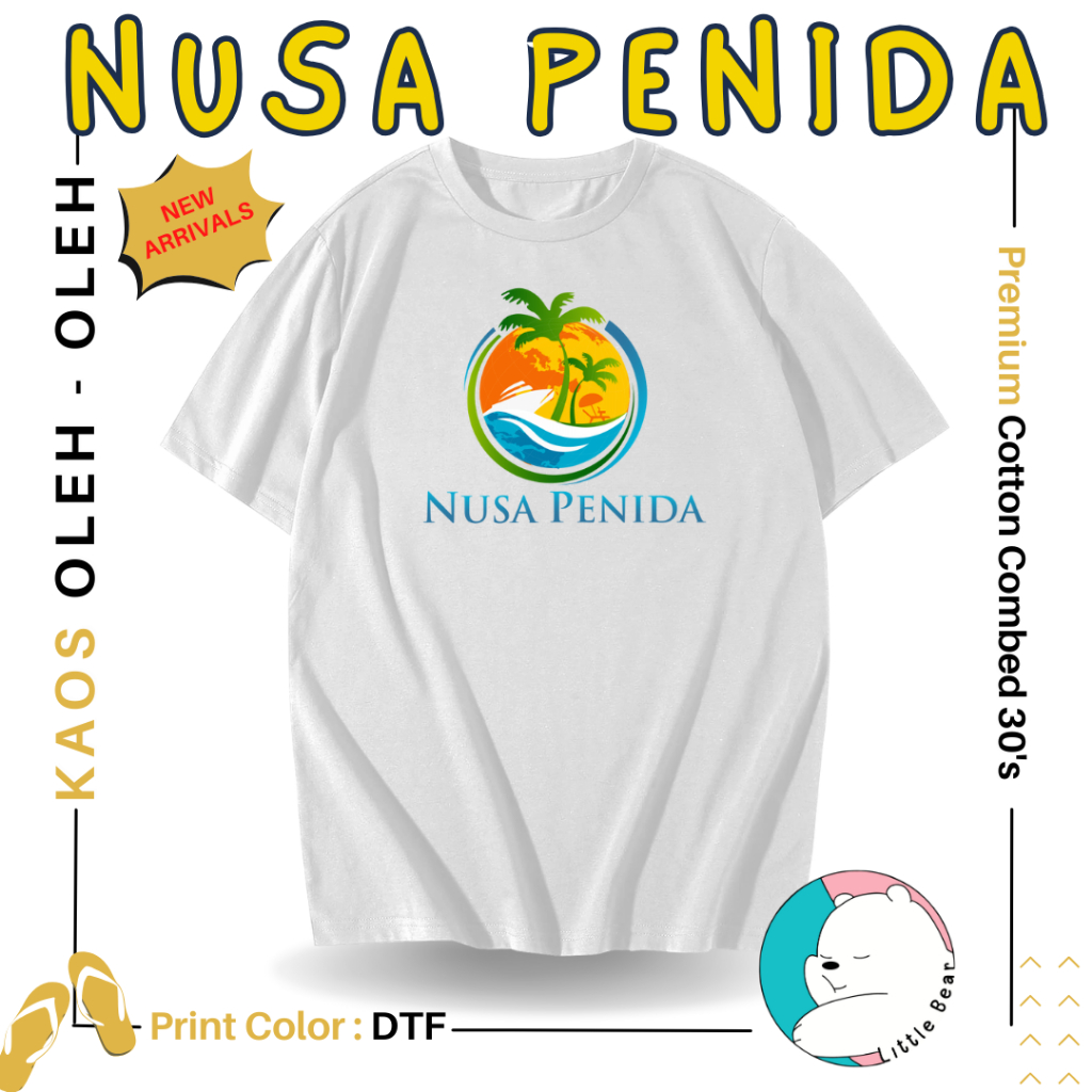 kaos Souvenir Nusa Penida , Baju Oleh-Oleh Negara Type 1