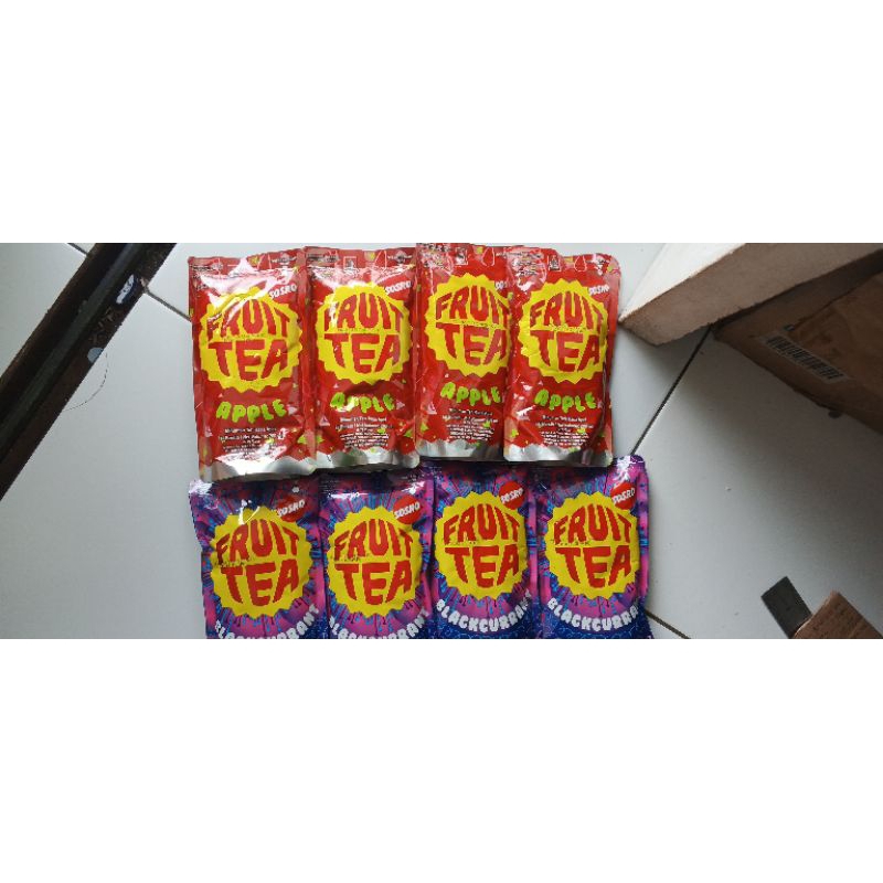 

FRUIT TEA POUCH 200ML ISI 4/ KARTON ISI 24 PCS