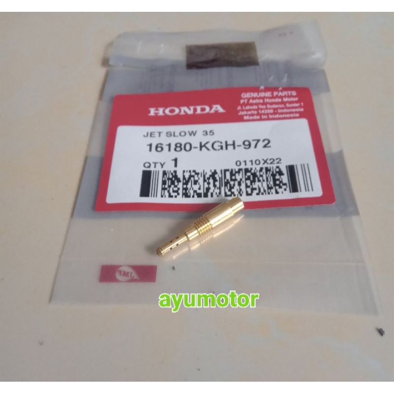 jet slow 35 pilot jet beat karburator kvy cs1 kwc scoopy karburator kyt spacy karburator vario 110 c