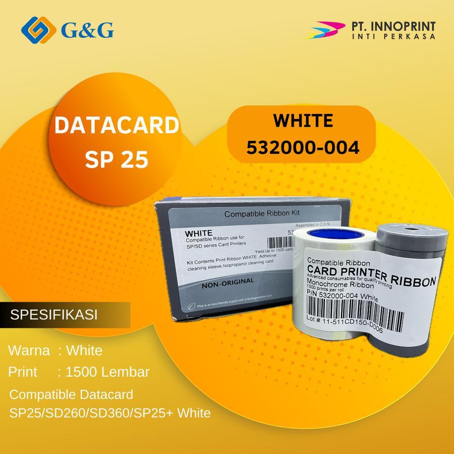 

ID Card Ribbon DATACARD SP25 White 532000-004 G&G Resmi Original