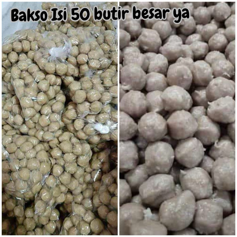 

frozen food//bakso sapi isi 50pcs