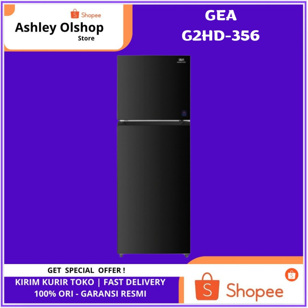 Kulkas Inverter Compressor GEA 356 Liter Kulkas GEA G2HD-356 Total No Frost 2 Pintu