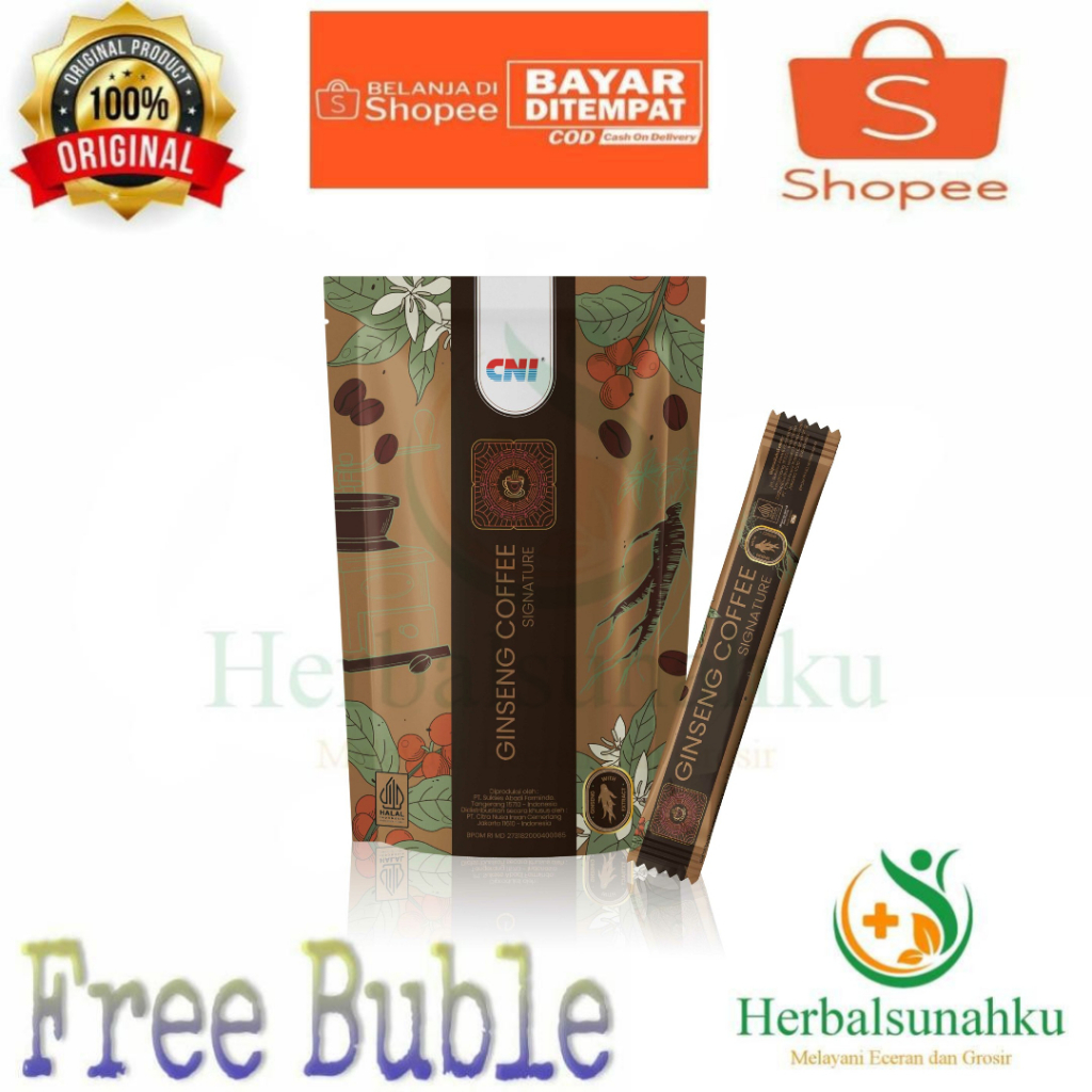 

Kopi CNI Ginseng Signature | Kopi Signature Per Pouch | CNI Signature