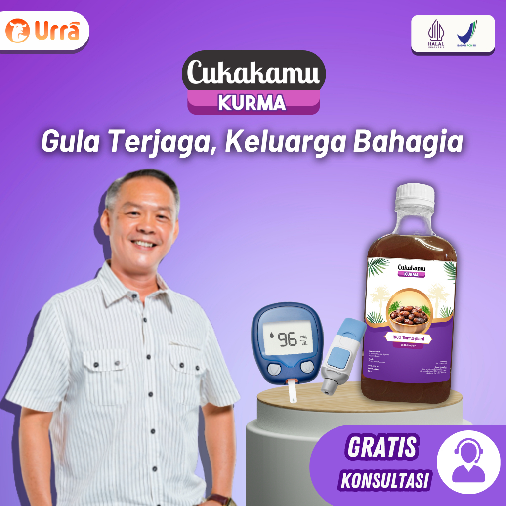 

CUKAKAMU Kurma 300ML - Atasi Diabetes Kontrol Gula Darah Koleterol Tanpa Efek Samping